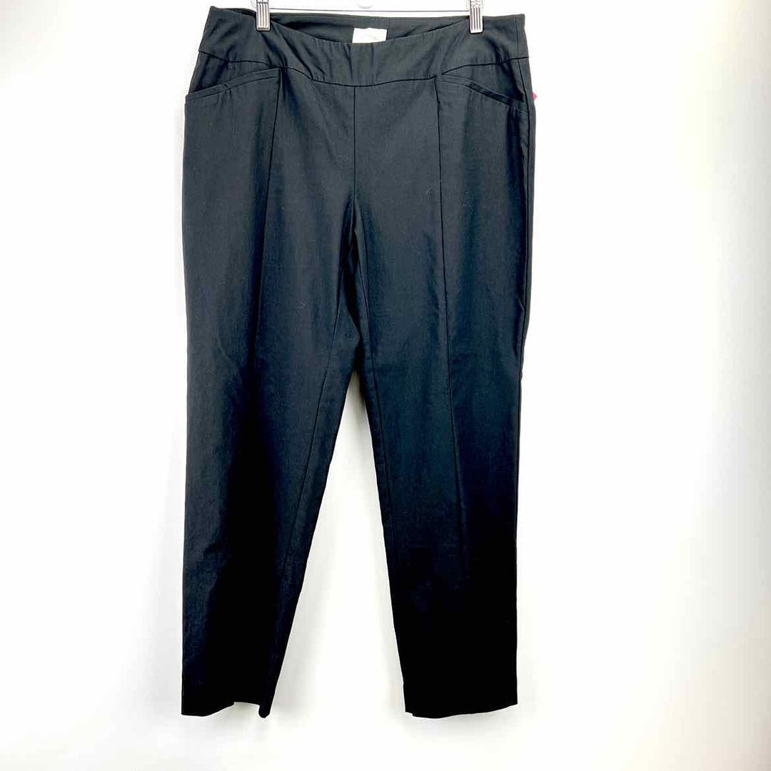 CHICOS Pants Black / 2 CHICOS Poly Solid Women's Pants Size 2 Black Pants
