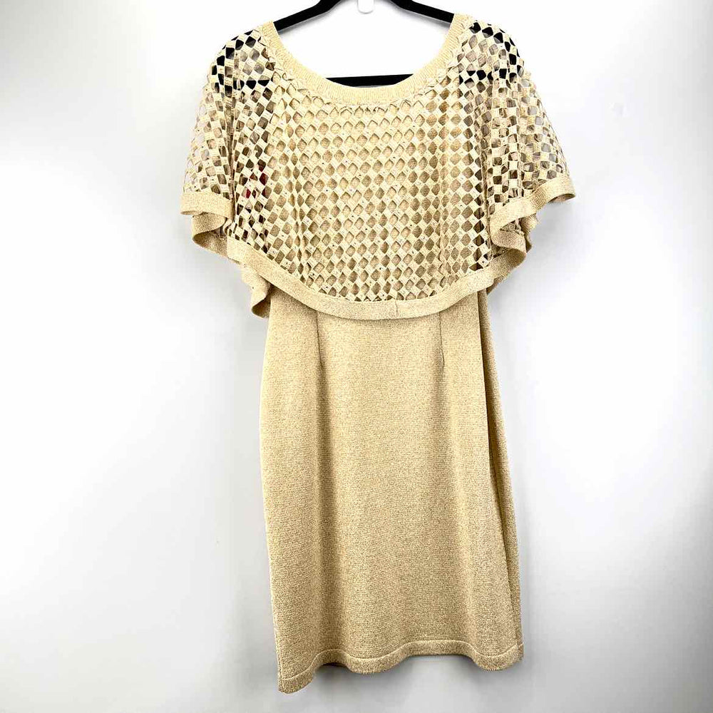 ELANA Dress NUDE / M ELANA Knit SHORTSLEEVE Women's Dresses Women Size M NUDE Dress