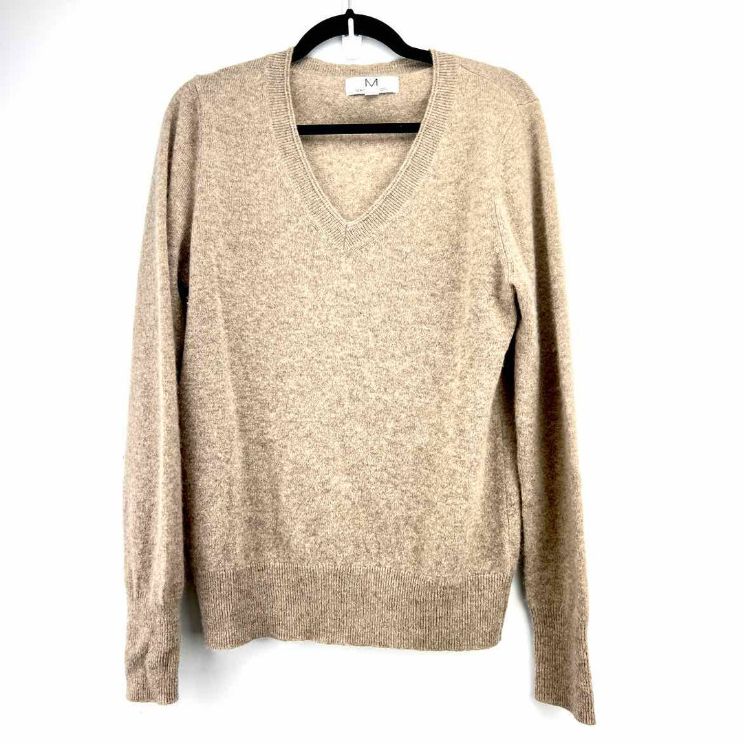 MAGASCHONI Sweater Light Brown / L MAGASCHONI Cashmere V Neck Women's Sweaters Women Size L Light Brown Sweater