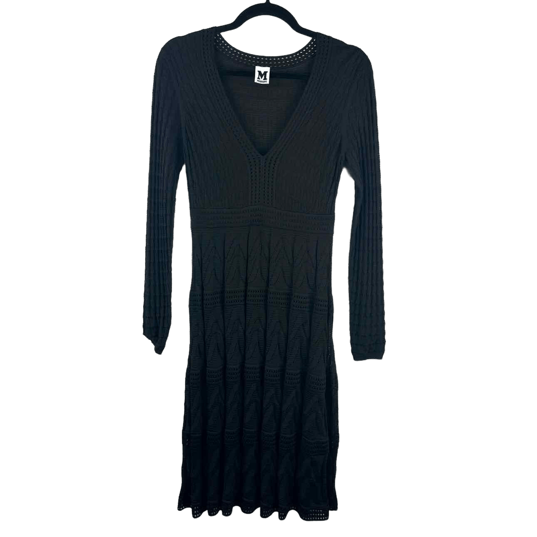 MISSONI Dress Black / S MISSONI Knit Long Sleeve Women's Dress Size Small