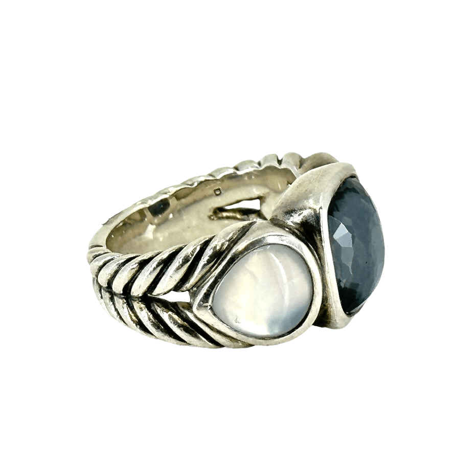 Simply Posh Consign Jewelry DAVID YURMAN Sterling Silver HEMETINE  MOONSTONE Womens Ring - Size insert size here