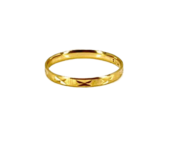 Simply Posh Consign Ring Womens 14k Yellow Gold Band Ring - Size 7  Elegant and Timeless