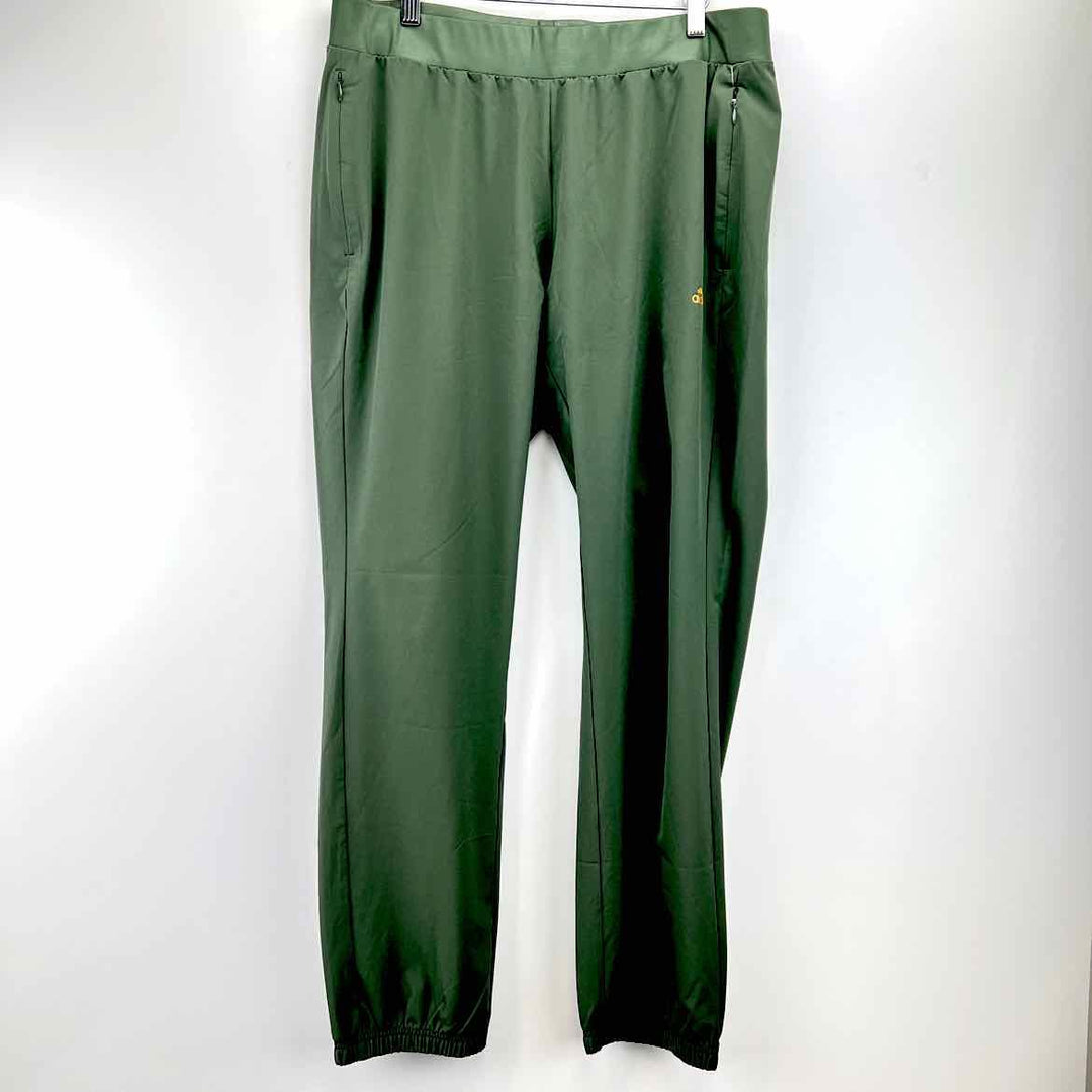 ADIDAS Pants Olive / L ADIDAS Nylon Solid Women's Active Wear Women Size L Olive Pants