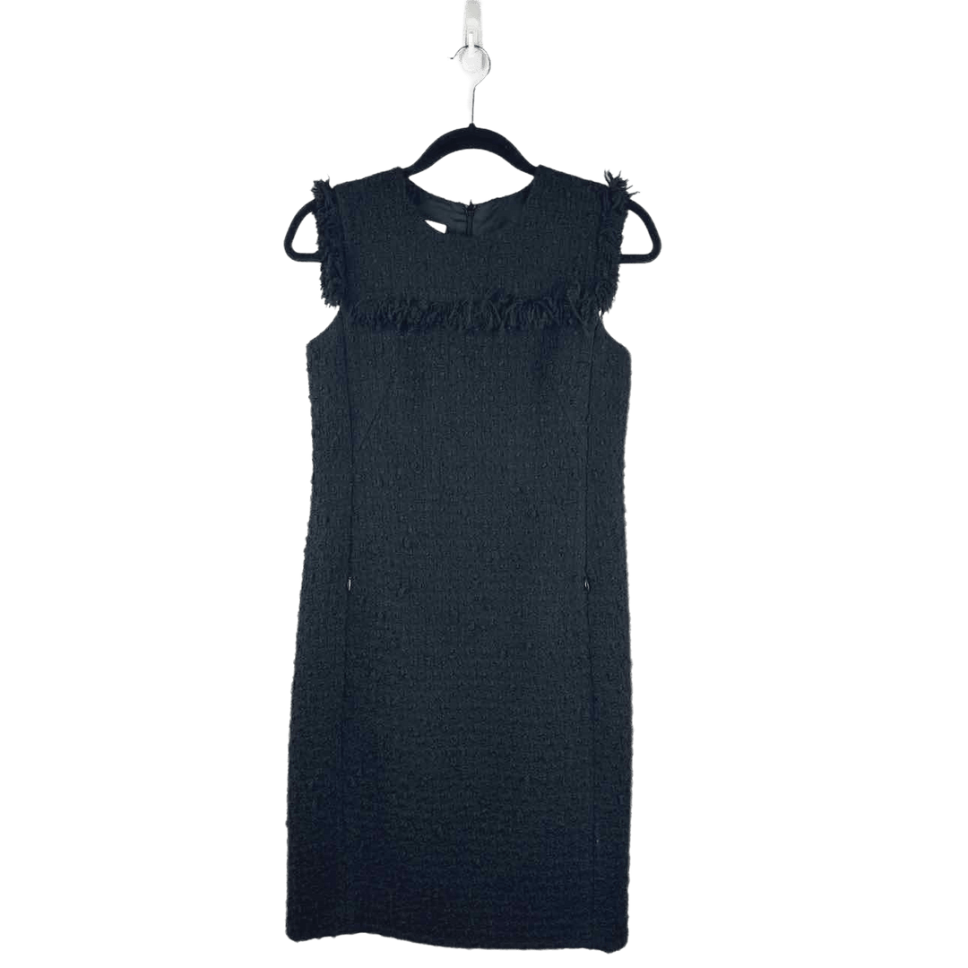 AKRIS Dress 4 AKRIS Sleeveless Black Boucle Woven Women's Dress- Size 4