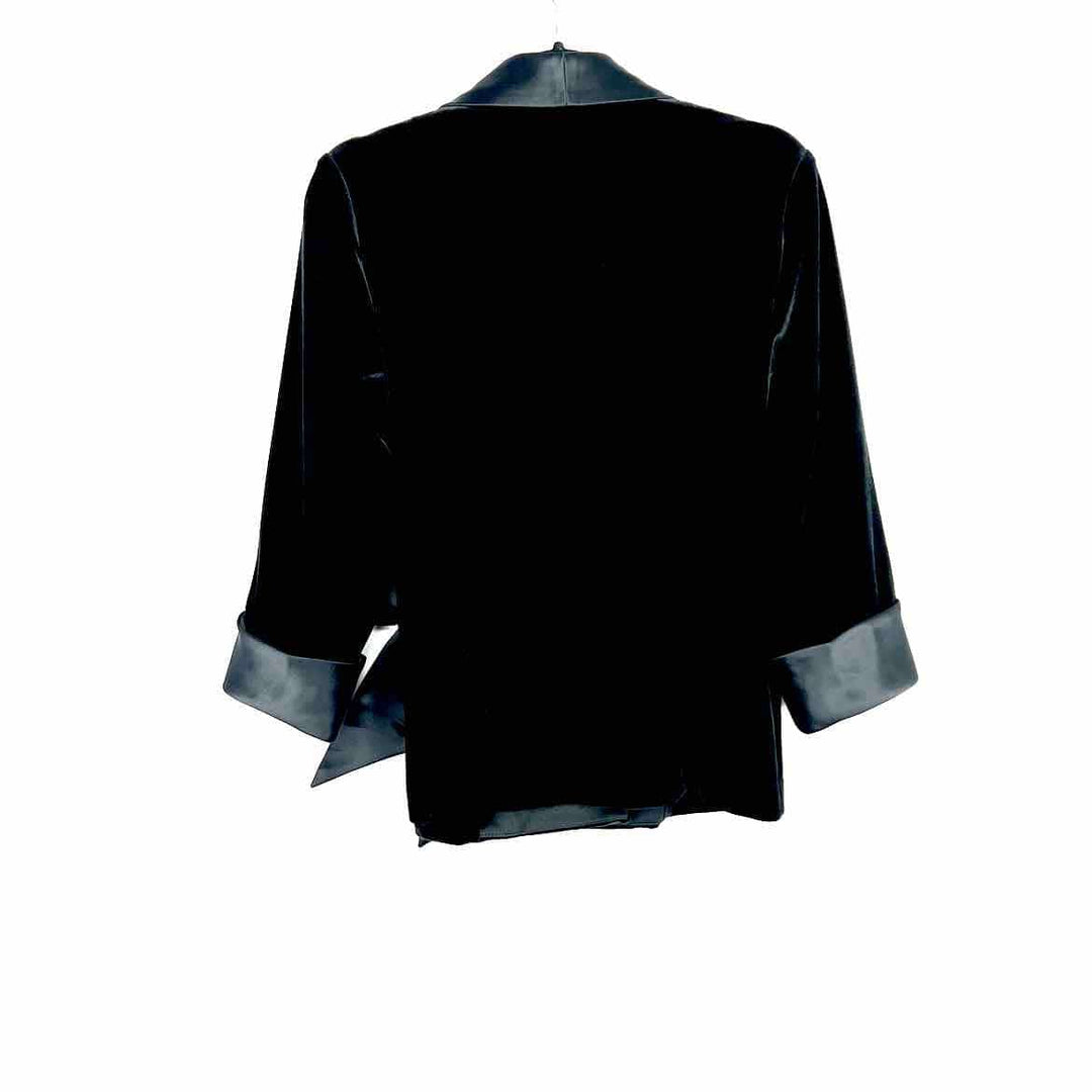 ALEX Jacket Black / M ALEX Velvet Solid Women's Jackets & Coats Women Size M Black Jacket