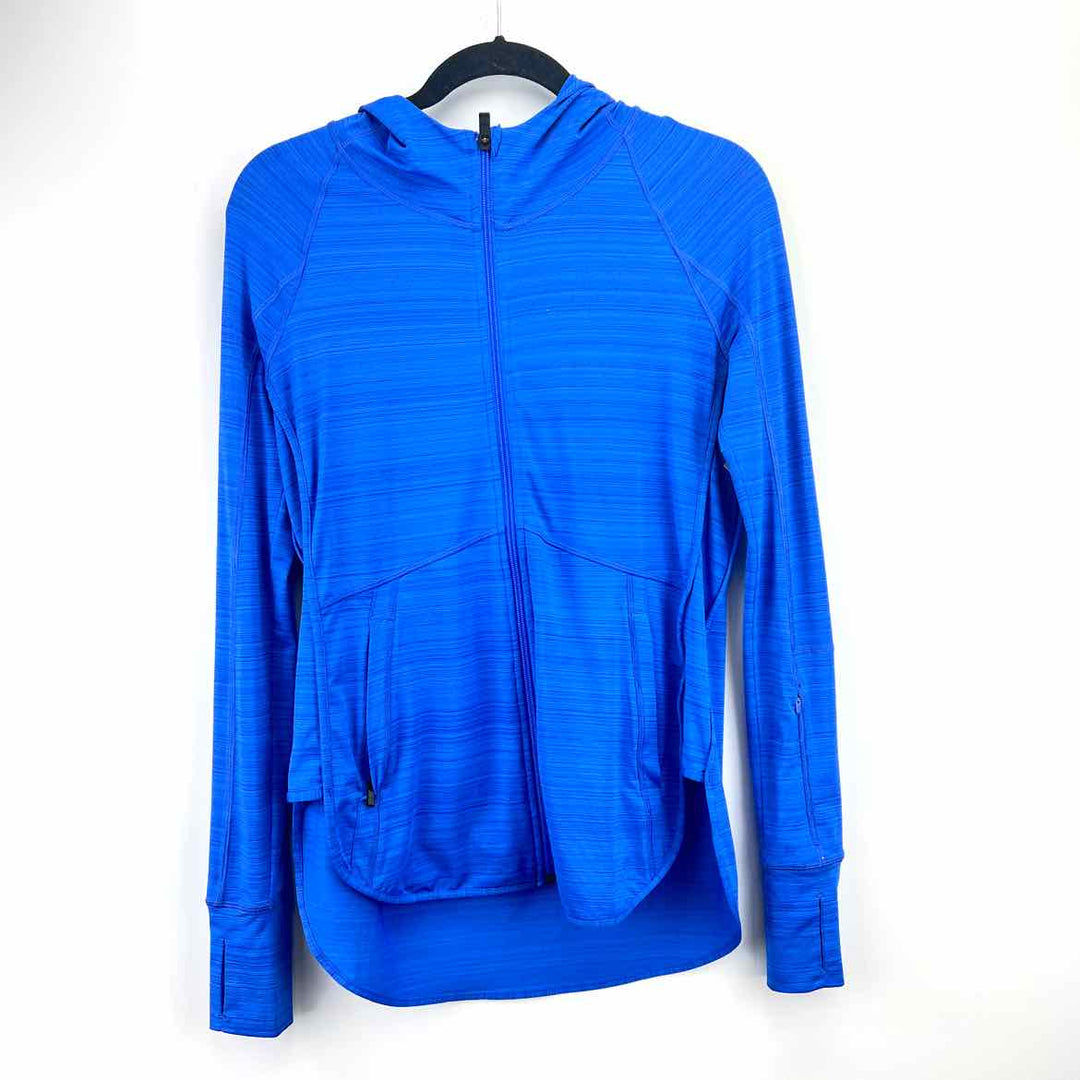 ATHLETA Jacket Blue / XS ATHLETA HOODED Women's Jackets & Coats Women Size XS Blue Jacket