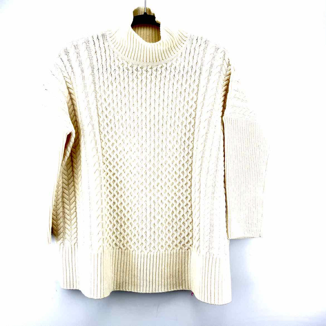 AYR Sweater Cream / XS AYR Cable Knit TURTLENECK Women's Sweaters Women Size XS Cream Sweater