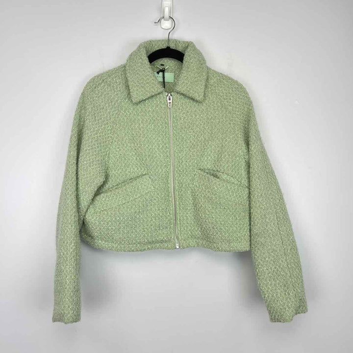 BLANK Jacket MINT / S BLANK Long Sleeve Cropped Women's Jackets & Coats Women Size S MINT Jacket