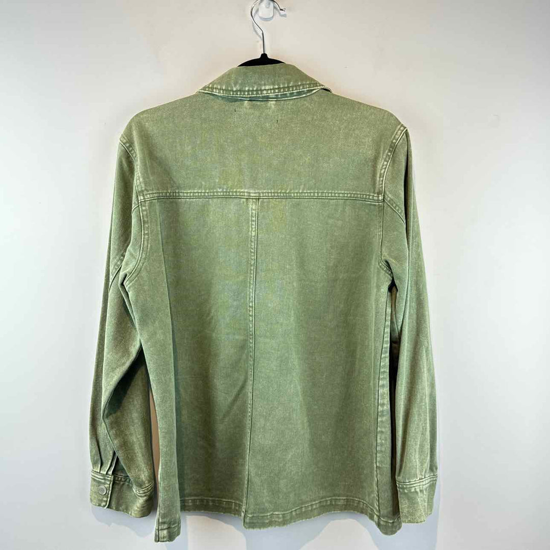 BLANKNYC Jacket Green / M BLANKNYC Long Sleeve DENIM Women's Jackets & Coats Women Size M Green Jacket