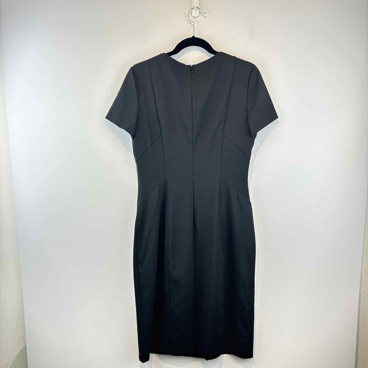 BOSS Hugo Boss Dress Black / 10 BOSS Hugo Boss Short Sleeve Women's Women Size 10 Black Dress