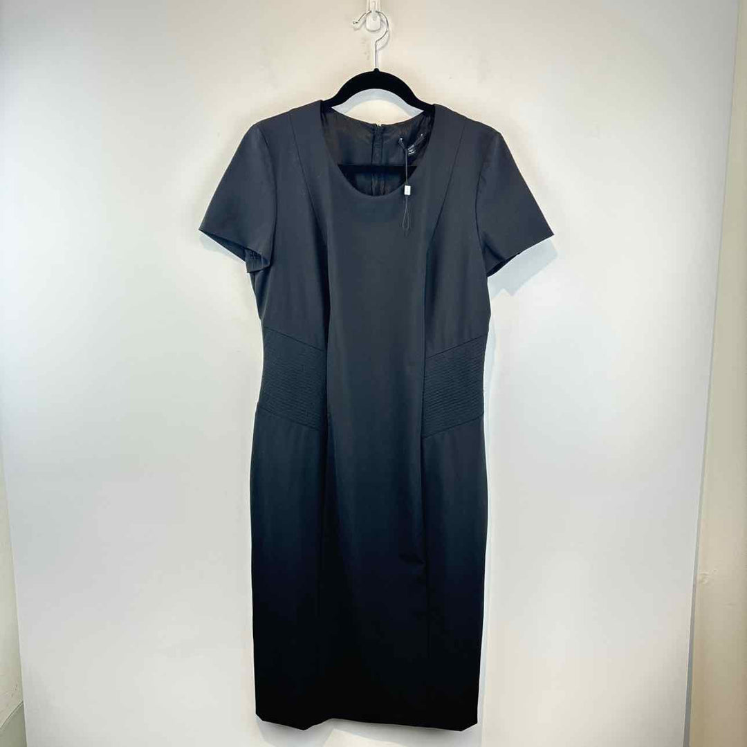 BOSS Hugo Boss Dress Black / 10 BOSS Hugo Boss Short Sleeve Women's Women Size 10 Black Dress