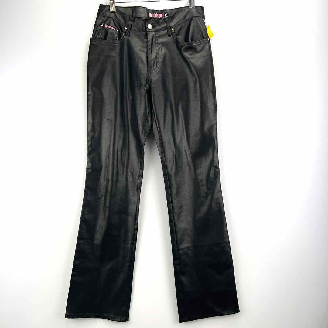 BUBBLEGUM Pants Black / 3/4 BUBBLEGUM Faux Leather Women's Pants Women Size 3/4 Black Pants