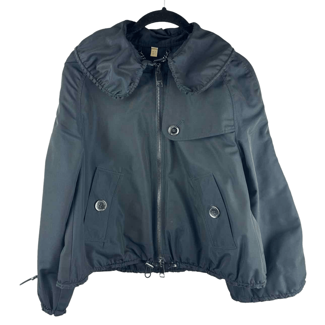 BURBERRY Jacket Dark Blue / 8 BURBERRY Nylon ZIP-UP Women's Jackets & Coats Women Size 8 Dark Blue Jacket