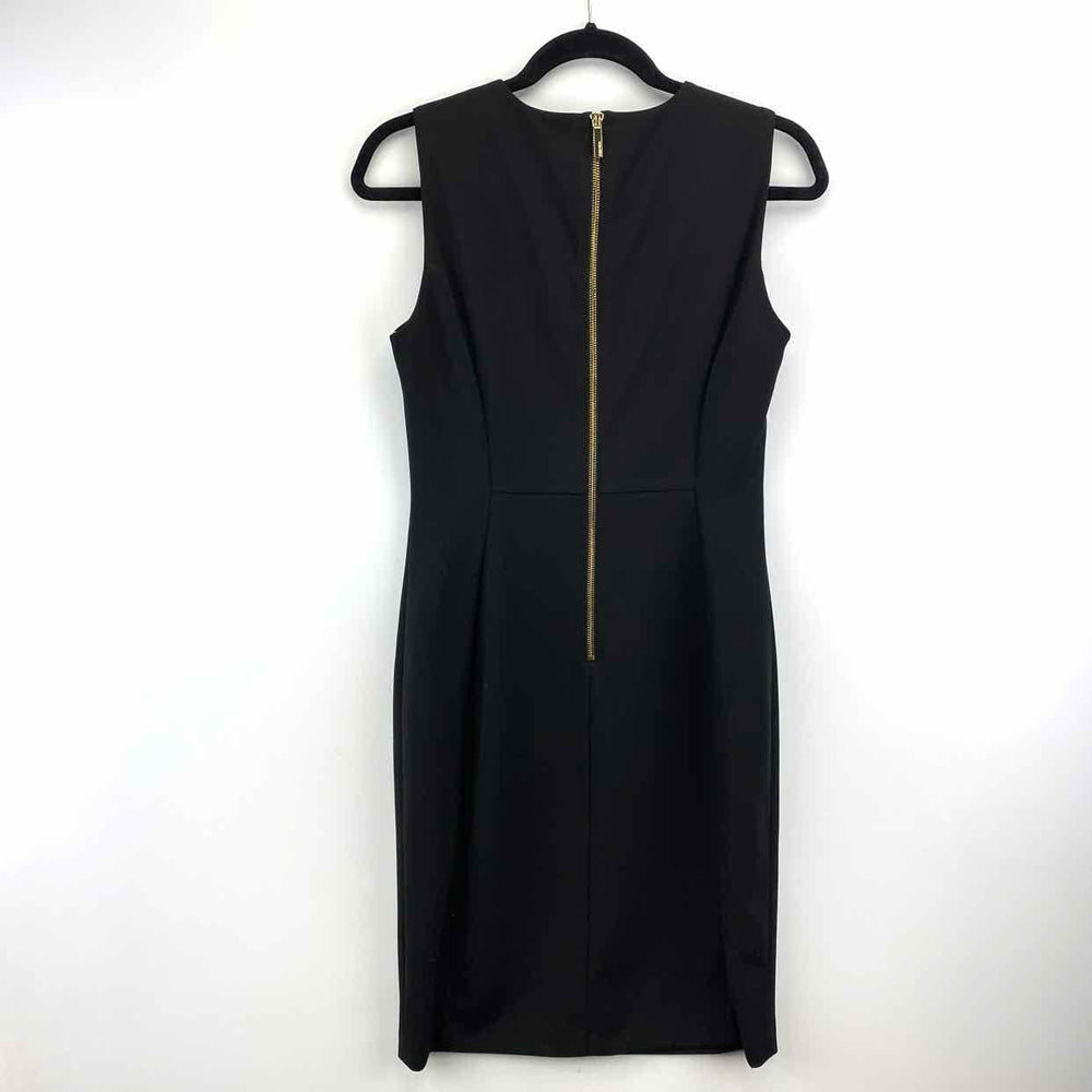 CALVIN KLEIN Dress Black / 8 CALVIN KLEIN Sleeveless Solid Women's Dresses Women Size 8 Black Dress