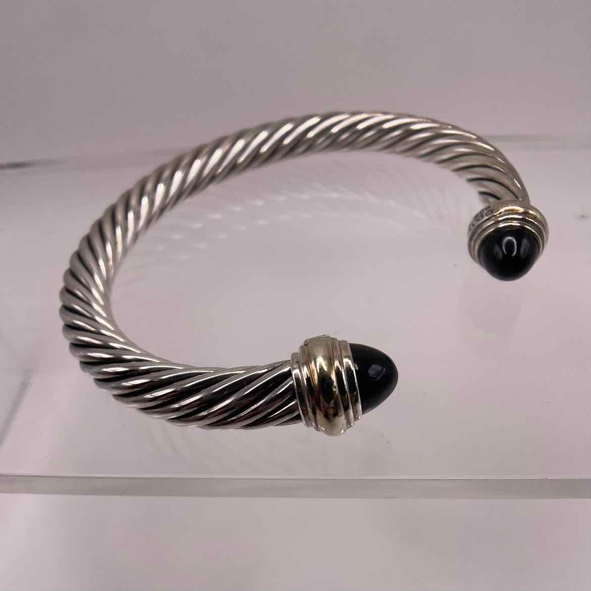 David yurman black onyx deals bracelet with diamonds