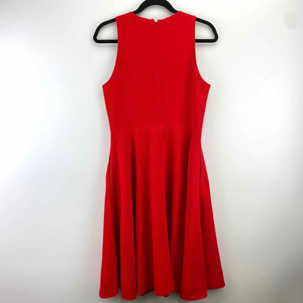 DRESS THE POPULATION Dress Red / L DRESS THE POPULATION Sleeveless Solid Women's Dresses Women Size L Red Dress
