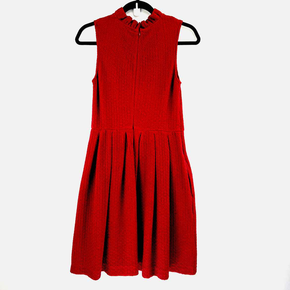 GANNI Dress WINE / XS GANNI Cotton Blend TEXTURED Women's Dresses Women Size XS WINE Dress