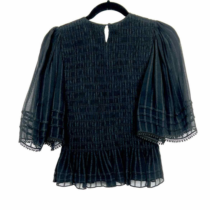 ISABEL MARANT Top Black / S ISABEL MARANT Short Sleeve Solid Women's Tops Women Size S Black Top