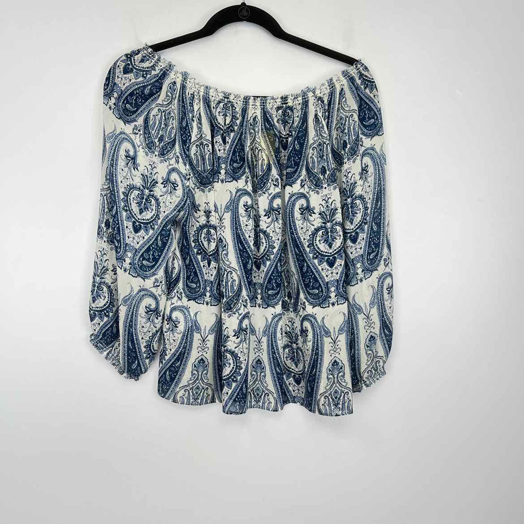 JOIE Blouse Blue & White / S Joie