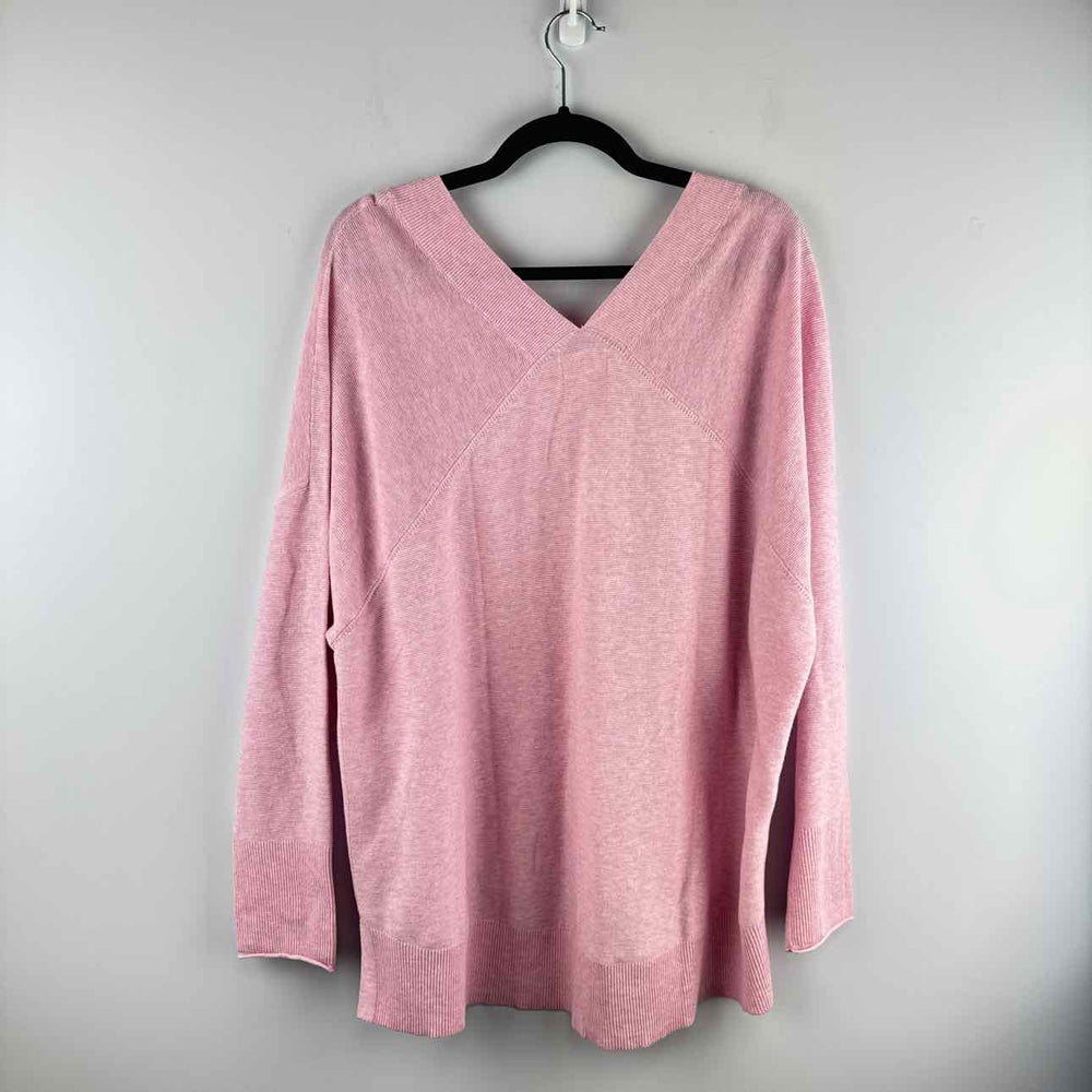 LOU GREY Sweater Pink / Xl LOU GREY Long Sleeve Solid Women's Sweaters Women Size Xl Pink Sweater