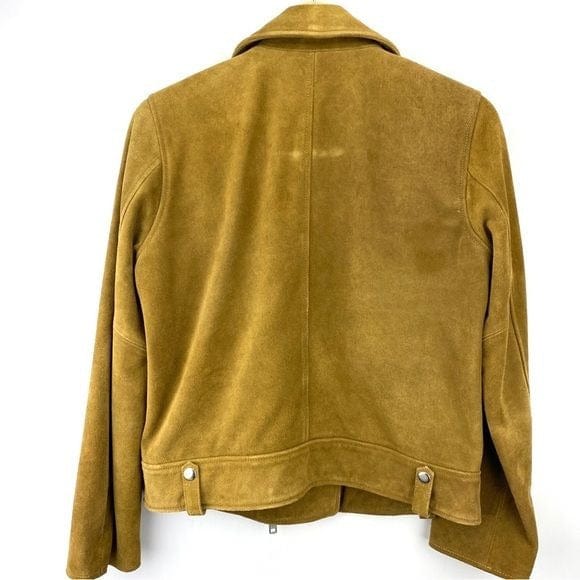 Madewell M / tan / Suede Madewell Suede Motorcycle Women's Jacket size M