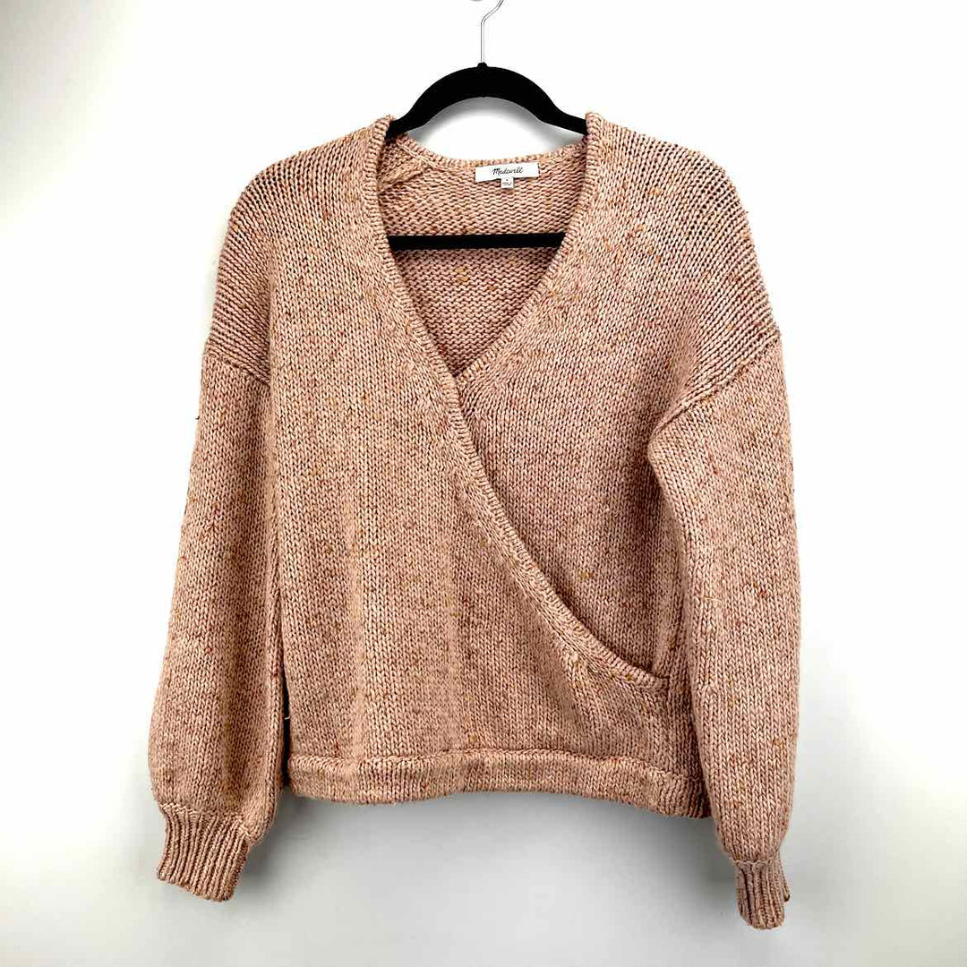 MADEWELL Sweater Pink / S MADEWELL Knit Solid Women's Sweaters Women Size S Pink Sweater