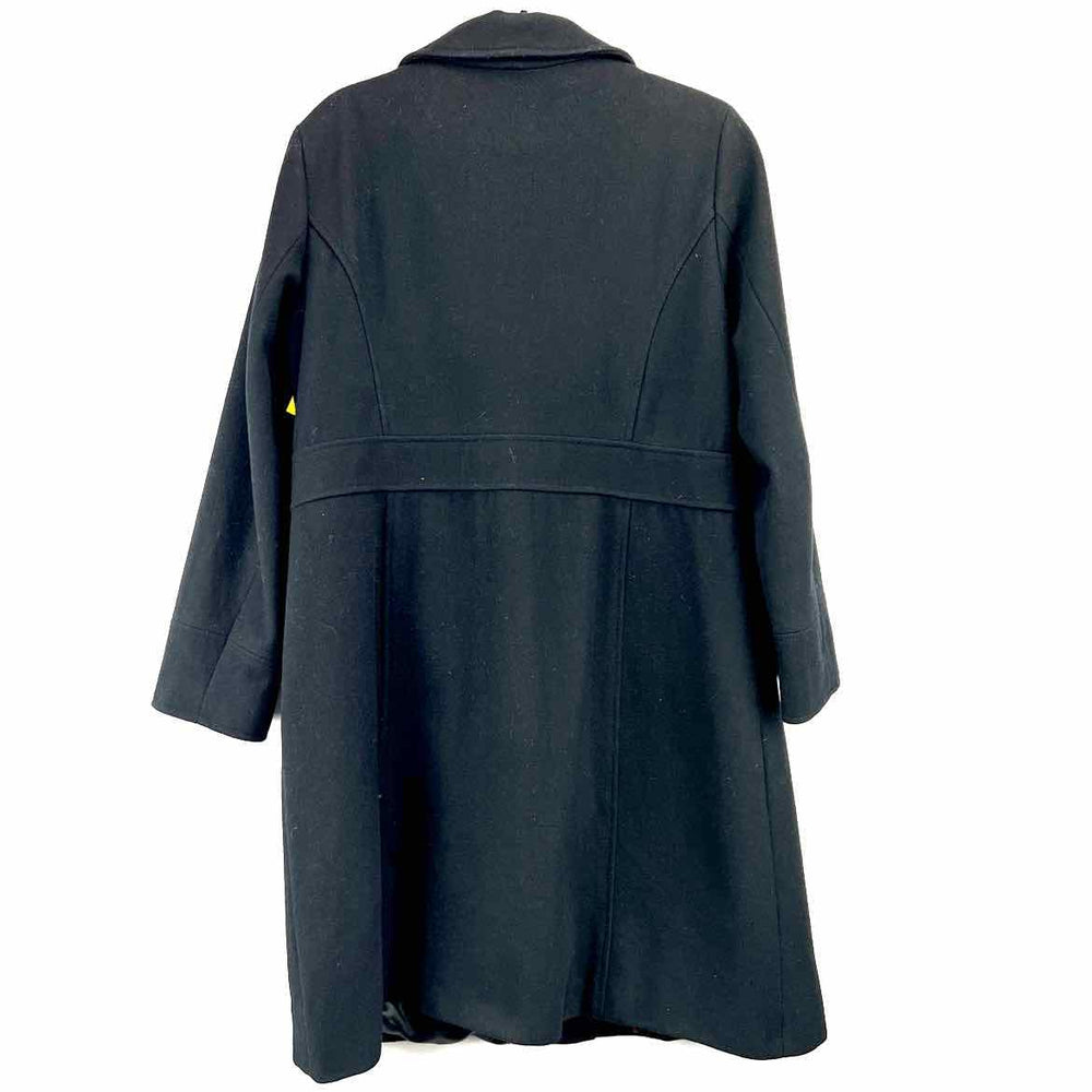 MERONA Coat Black / XXL MERONA Wool Solid Women's Jackets & Coats Women Size XXL Black Coat