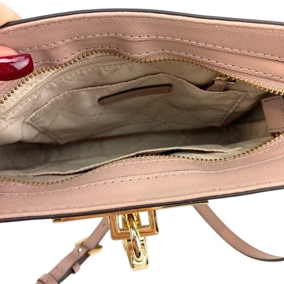 michael kors light pink crossbody