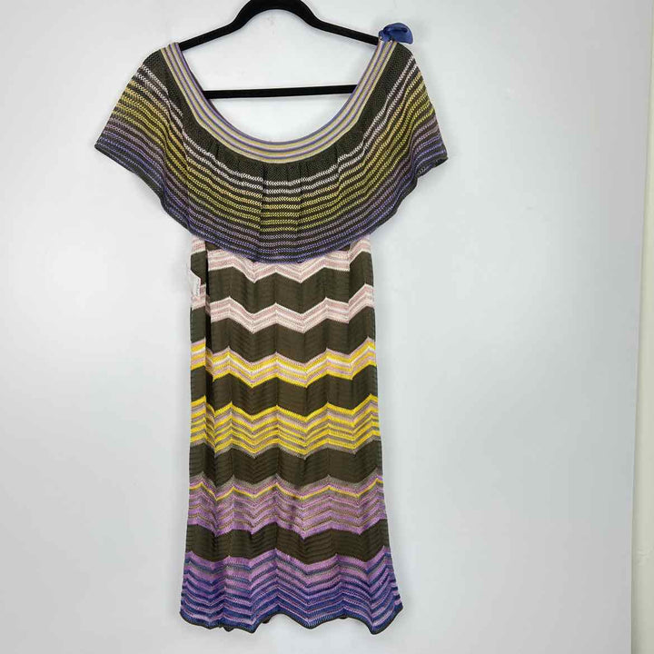 MISSONI Dress S MISSONI CHEVRON Tie at Neck Women's Women Size S Dress