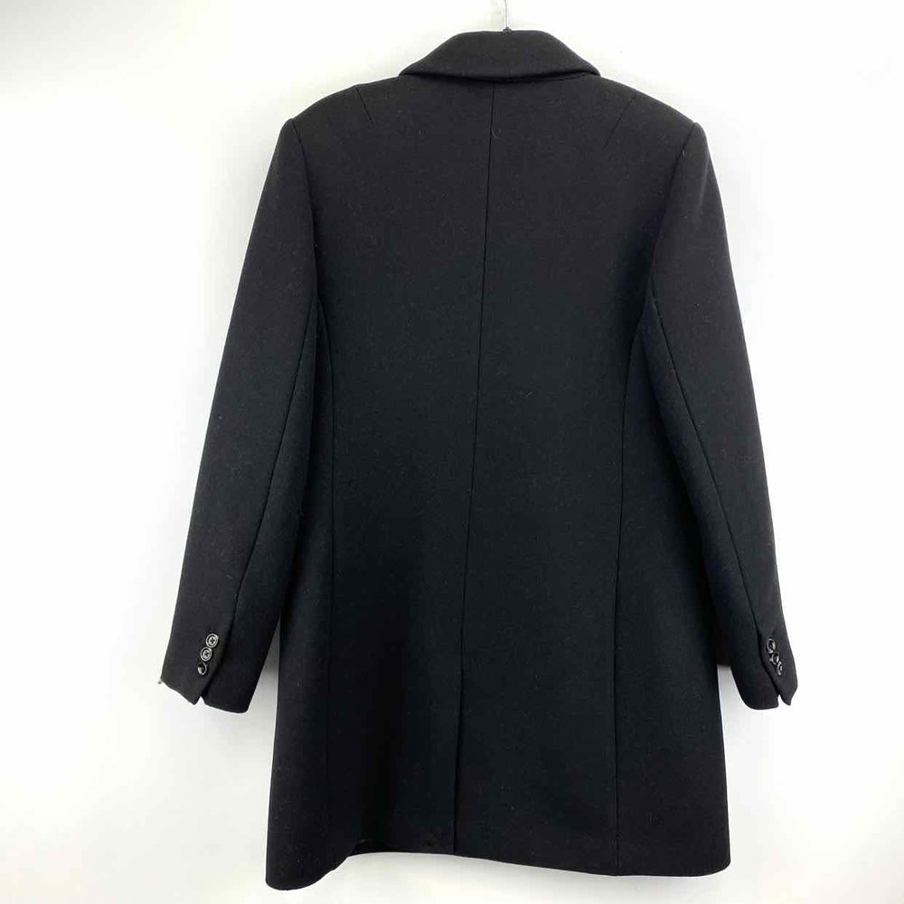 MNG Coat Black / L MNG Wood Solid Women's Jackets & Coats Women Size L Black Coat