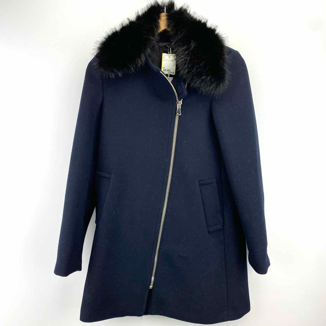 MNG Coat Black / XS MNG Blend Solid Women's Jackets & Coats Women Size XS Black Coat