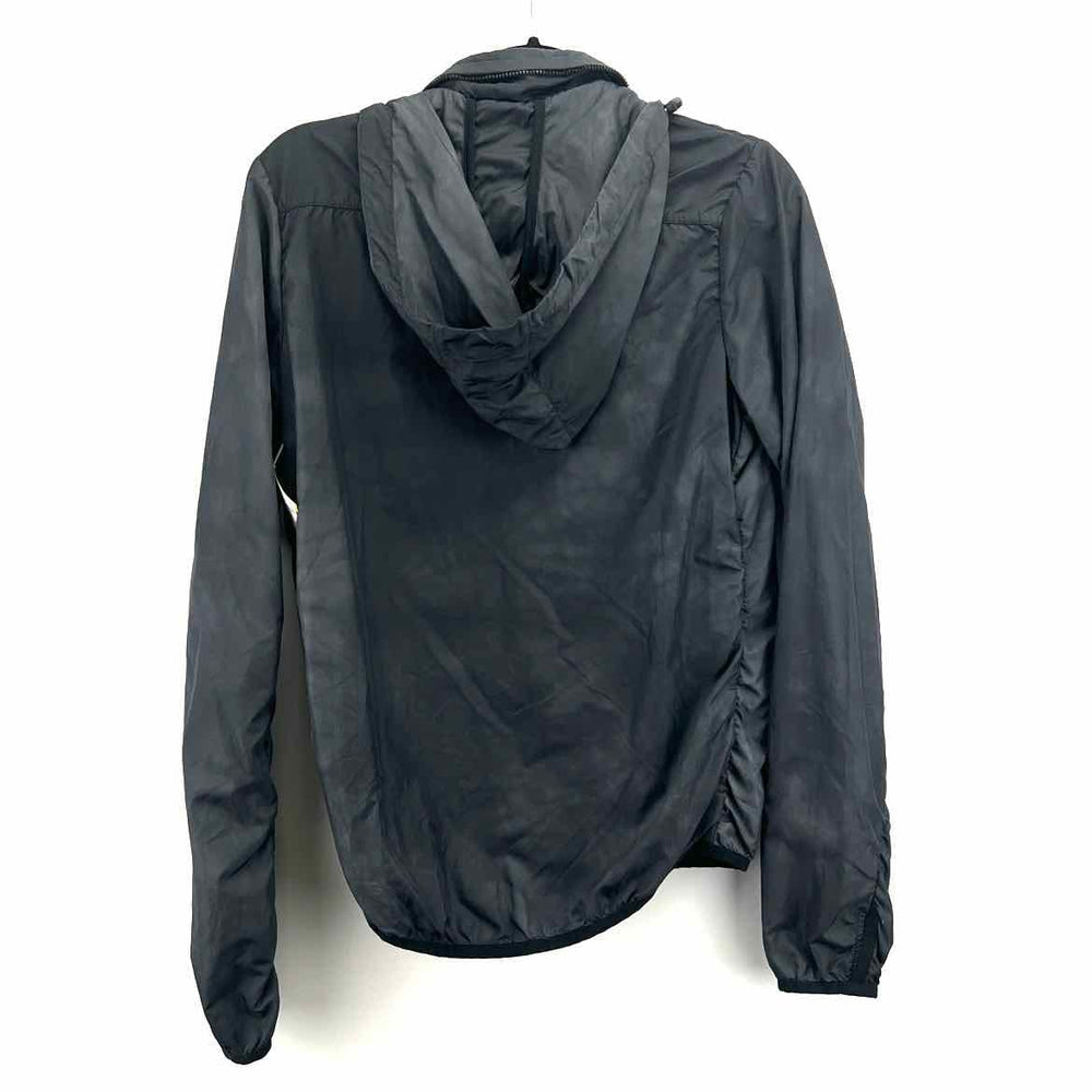 NIKE Jacket Charcoal / M NIKE Nylon HOODED Women's Jackets & Coats Women Size M Charcoal Jacket