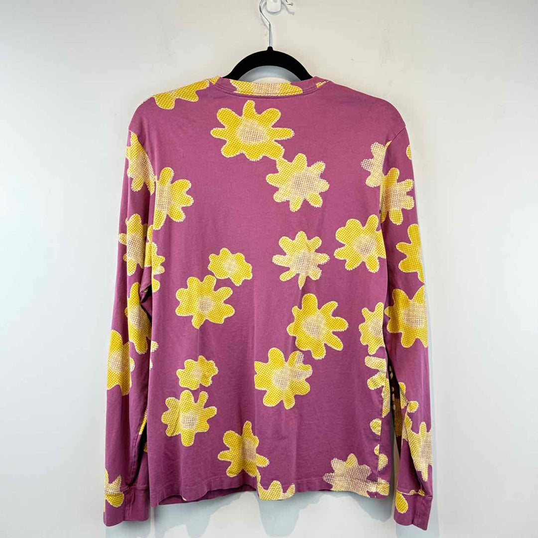 NIKE Top Green & Purple / M NIKE LONGSLEEVE Floral Women's Women Size M Green & Purple Top