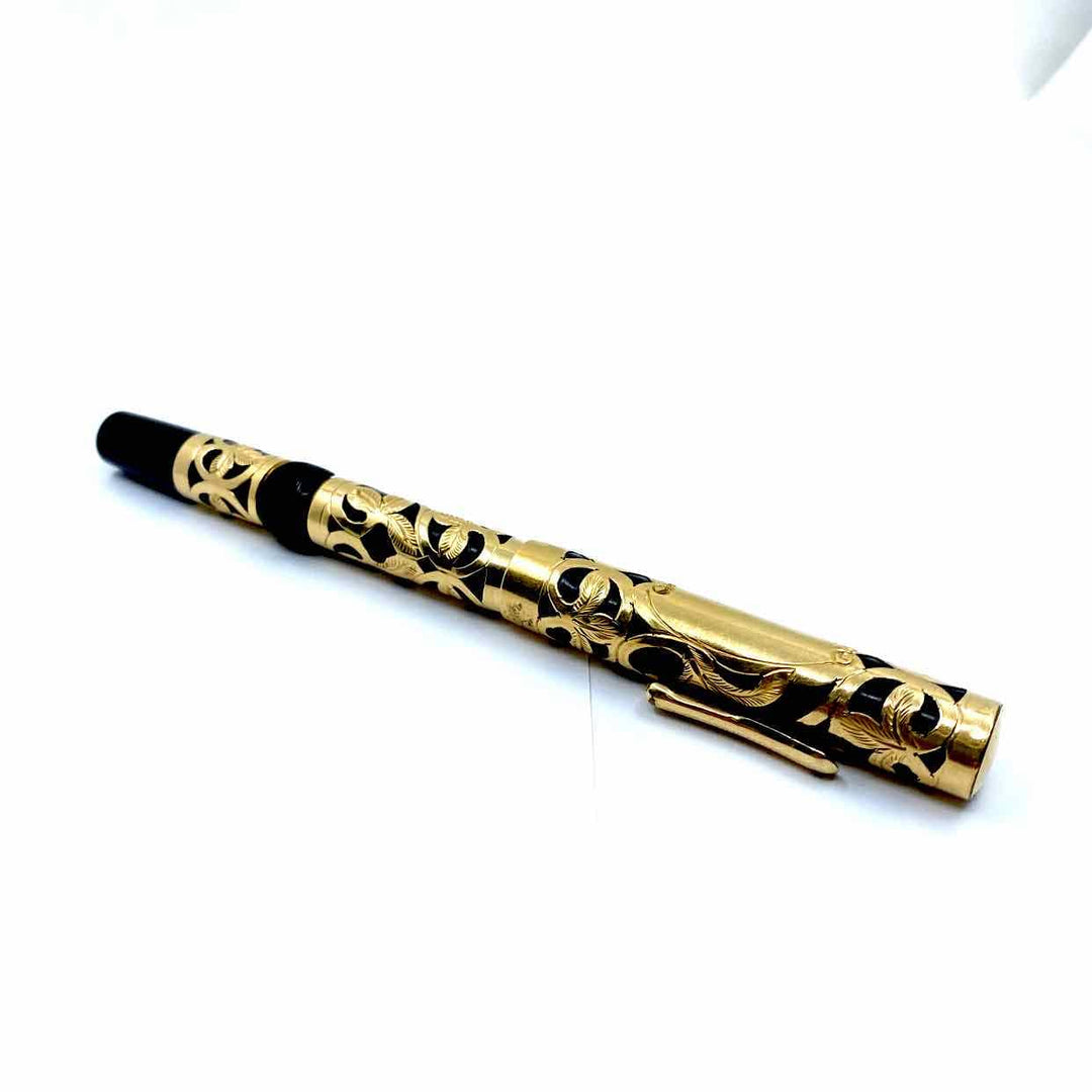 Simply Posh Consign Accessory 1920's gold filled conklin caligraphy pen, gold nib
