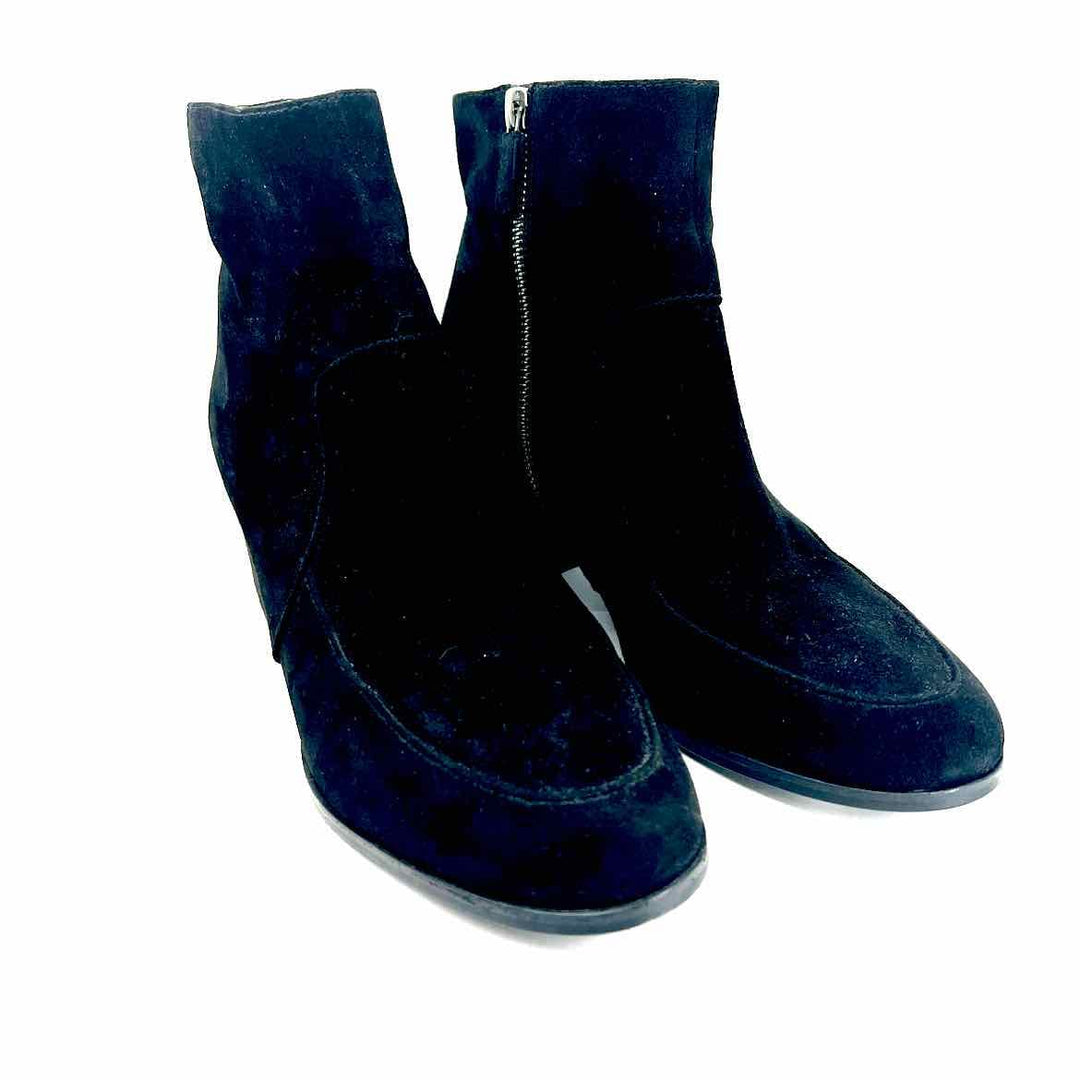 Simply Posh Consign Booties Black EILEEN FISHER Women's Boots Suede Black 8.5 Booties