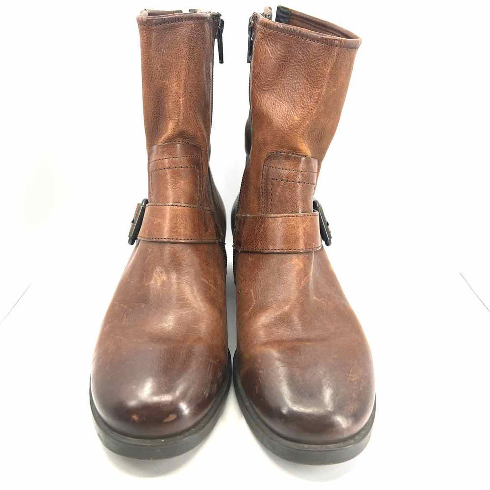 Simply Posh Consign Booties Brown PAUL GREEN Women's Booties Leather Brown 6.5 Boots