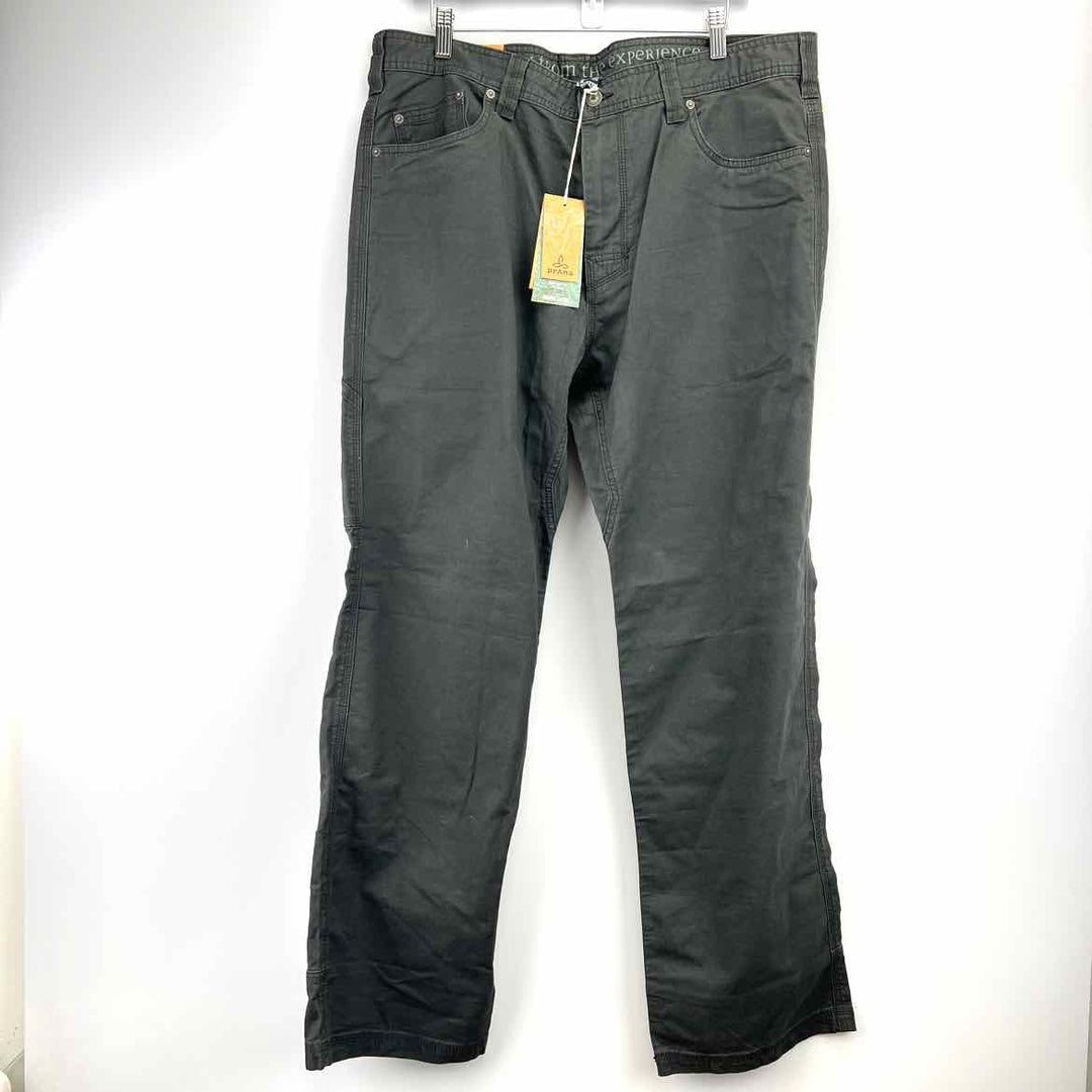 Simply Posh Consign Pants Charcoal / 38 PRANA Solid Men's Blend Pants Mens Size 38 Charcoal Pants