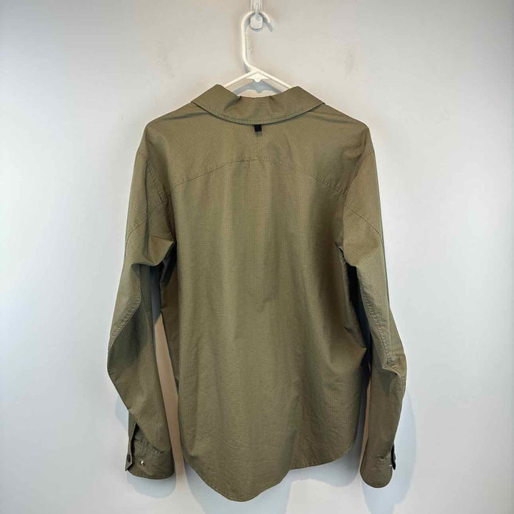 Simply Posh Consign Shirt Olive / S RAG & BONE Zipper Men's Long Sleeve Jackets & Coats Mens Size S Olive Shirt