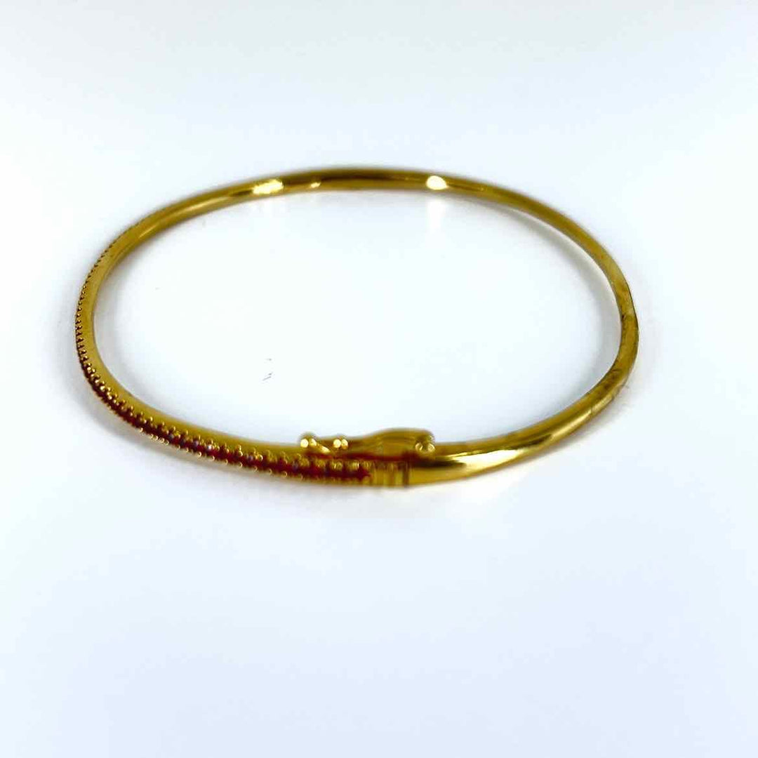 simplyposhconsign Bracelet 18KY YELLOW GOLD RUBY BANGLE BRACELET