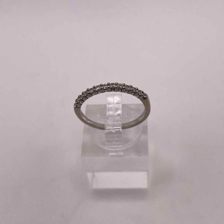 simplyposhconsign Ring 14KW  DAINTY DIAMOND STACK RING