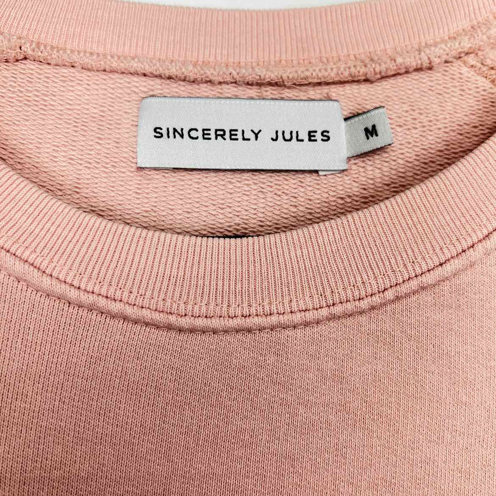 SINCERELY JULES Top Pink / M SINCERELY JULES Long Sleeve Lace-up Women's Tops Women Size M Pink Top