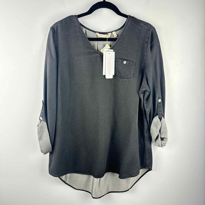 SOFT SURROUNDINGS Top Black / M SOFT SURROUNDINGS Long Sleeve Solid Women's Tops Women Size M Black Top