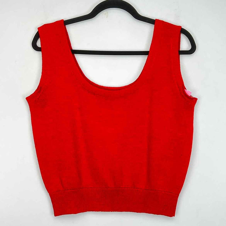 ST JOHN Top Red / L ST JOHN Knit tank Women's Tops Women Size L Red Top