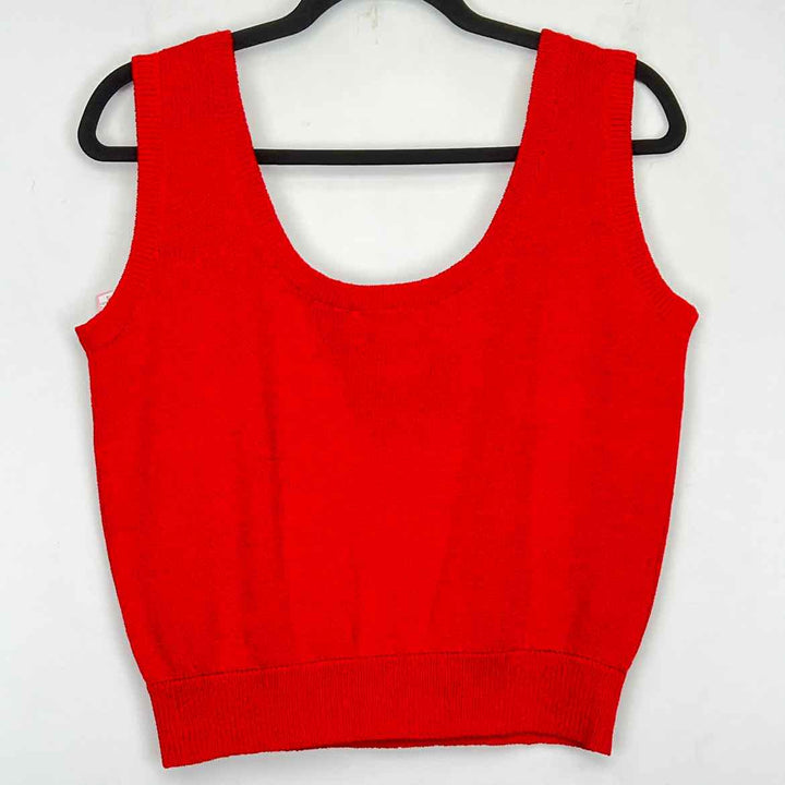 ST JOHN Top Red / L ST JOHN Knit tank Women's Tops Women Size L Red Top