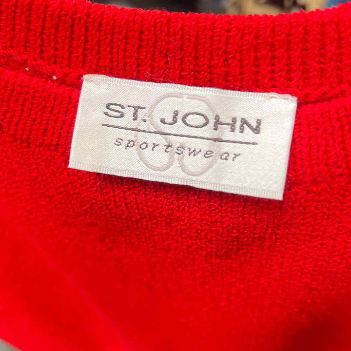 ST JOHN Top Red / L ST JOHN Knit tank Women's Tops Women Size L Red Top