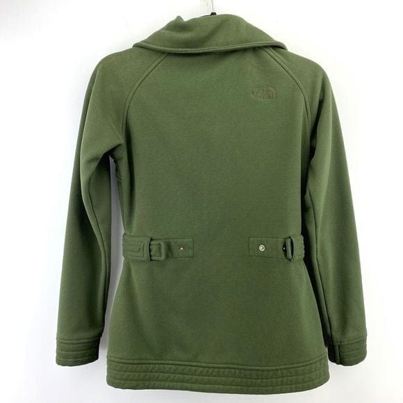 The North Face XS / Olive Green / Polyester The North Face Womens Olive Green Full-Zip Fleece Jacket XSTP