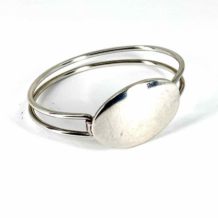 TIFFANY & CO. Bracelet TIFFANY STERLING SILVER OVAL CUFF  BRACELET