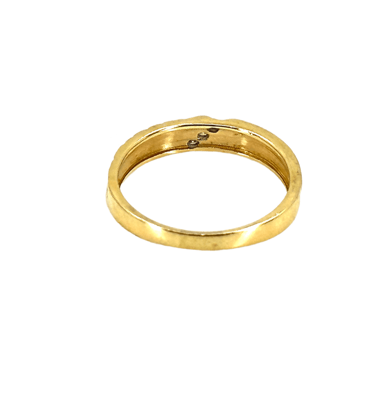 unbranded Ring 14K YELLOW GOLD DIAMOND BAND RING Mens Size 11