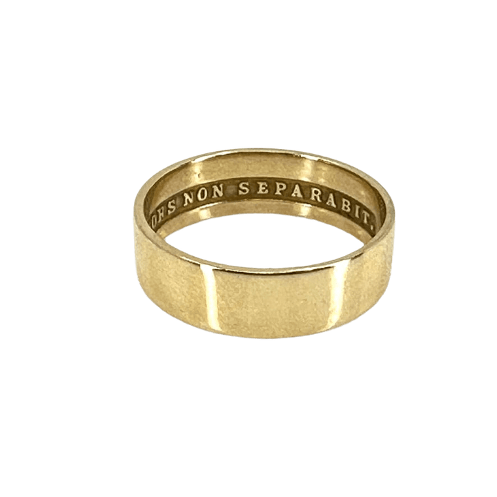 unbranded Ring 14K Yellow Gold Scottish Rite Mens Ring - Size 11 - 7mm Width